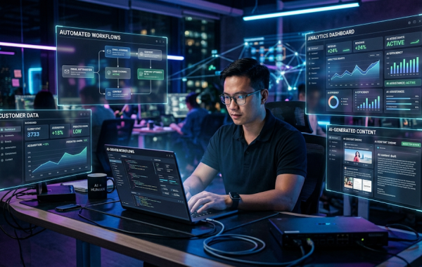 Automation + AI với Google: Xây hệ thống làm việc tự động 24/7 (No-code đến Pro)