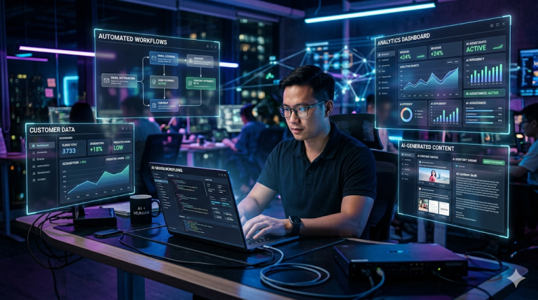 Automation + AI với Google: Xây hệ thống làm việc tự động 24/7 (No-code đến Pro)