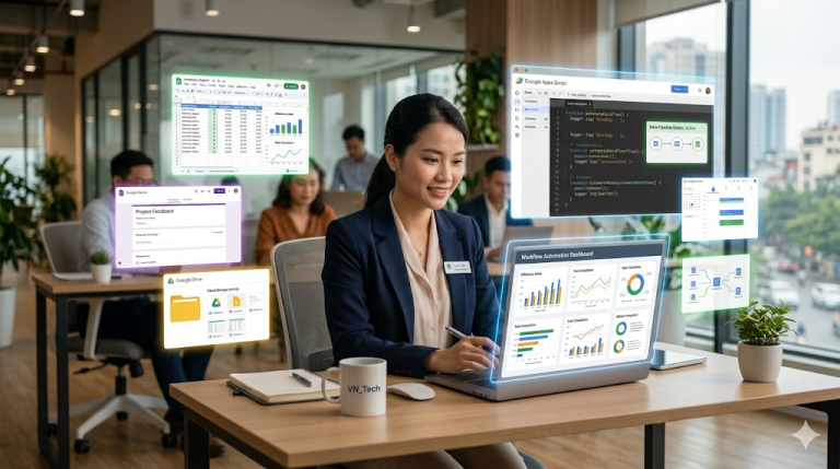 Tự động hóa công việc văn phòng bằng Google