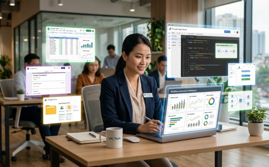 Tự động hóa công việc văn phòng bằng Google